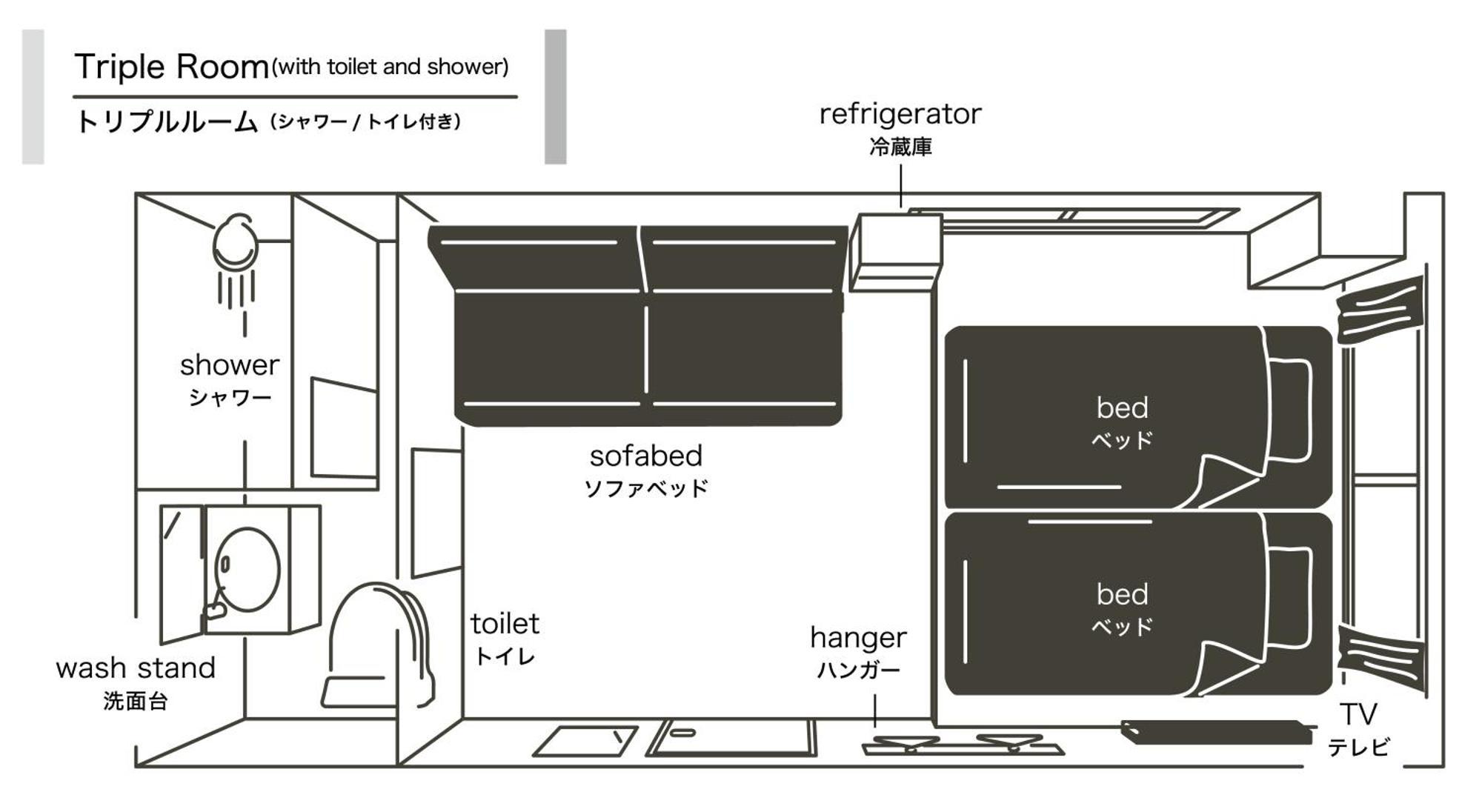 Hotel Plus Hostel Sapporo Bagian luar foto
